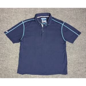 Ibkul Polo Shirt Mens Size Large Blue